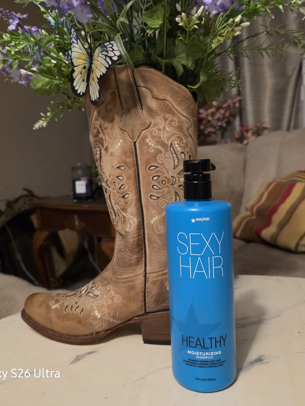 TIGI Sexy Hair Healthy Moisturizing Shampoo - Blue Bottle